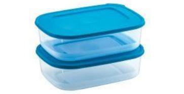 Food Saver Container 1000H (1000H X 2) (2000 ml) (Blue)